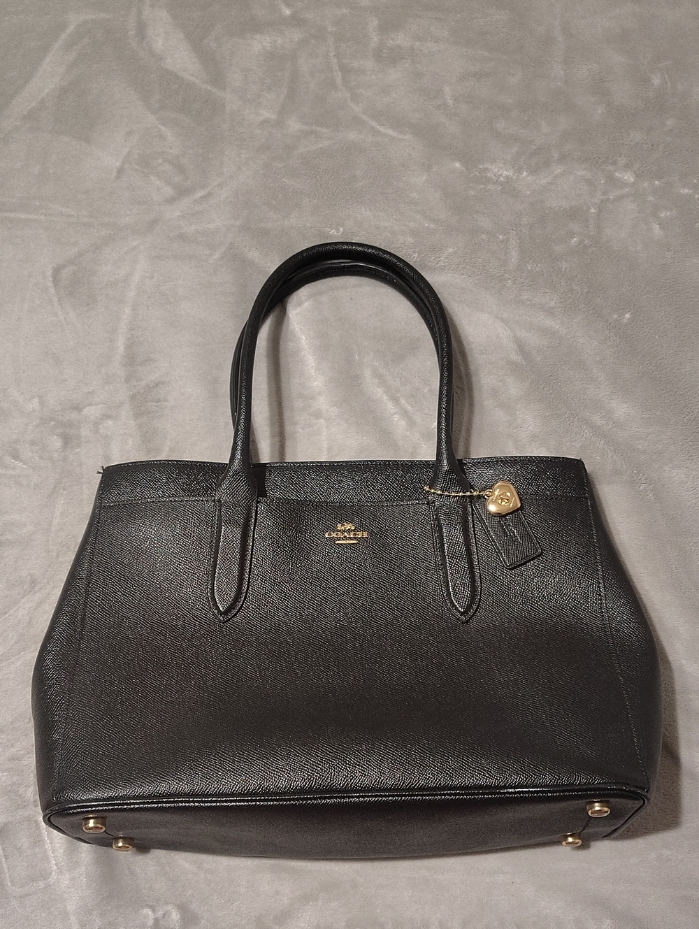 Black Coach Carryall Purse